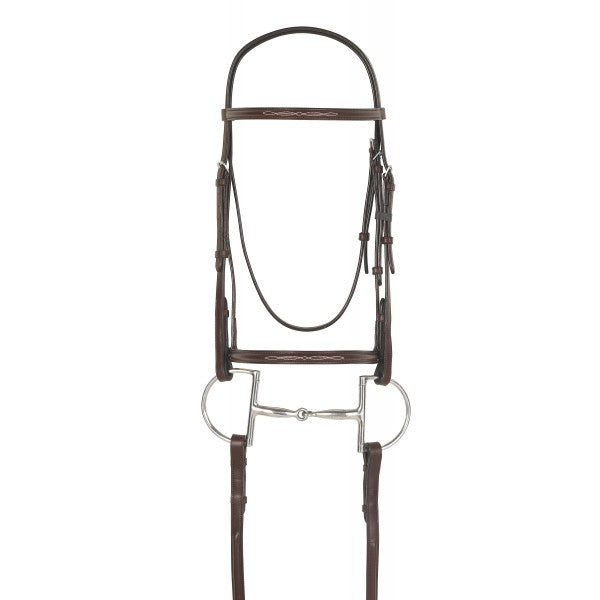 Camelot Raised Fancy Stitch Snaffle Bridle